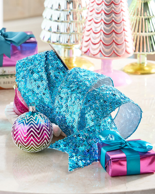 Party Sequined Ribbon, 2.5" x 5 Yards